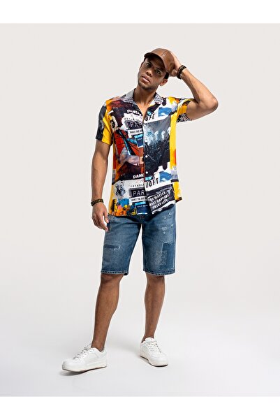 Loft Comfortable Cut Men's Shirt - Sleeves