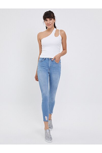 Loft Kadın Mavi Natalie Elvino Jean Pantolon