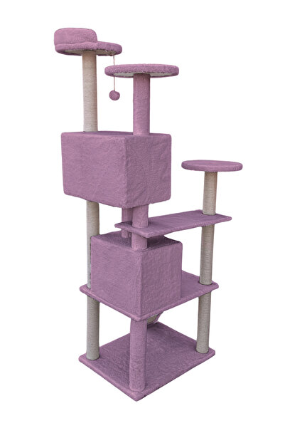 Nursoft Multi-Storey Scratching Pom-Pom Nest Cat Play House