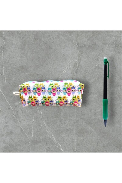 Nostaljik Lezzetler Labubu Štampano držač za olovke - školski držač za olovke...