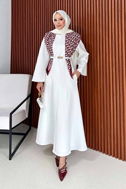 Melike Tatar Φόρεμα κατάδυσης με ζώνη 32-3701