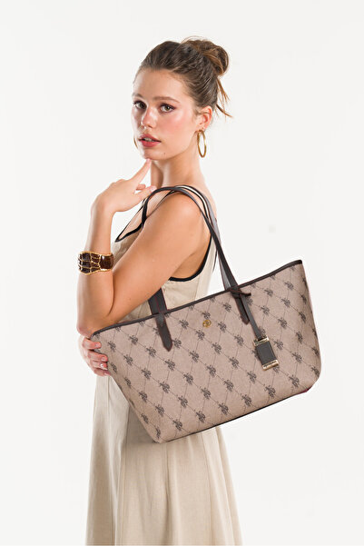 U.S. Polo Assn. Mink-Brown Women's Shoulder Bag Us25697 Online Exclusive