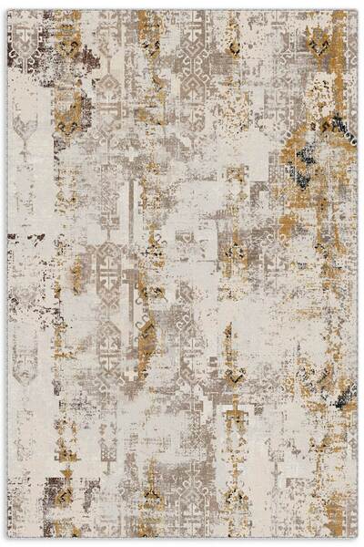 Pastel Home Kaşmir doku yumuşak kaymaz pamuk taban oturma odası salon mutfak koridor çocuk bej hardal halı kilim