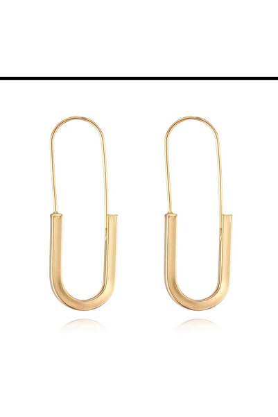 DEMOKAN Women's Steel Earrings Square Hook Earrings 4cm Anti-tarnish Women's ...