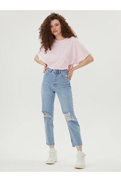 Loft Mom Regular Fit Kadın Pantolon