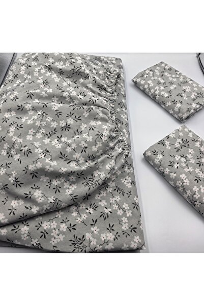 pınarhome collectıon Fabric Fitted Sheet for Pad Beds + Pillow Case with Cover (Corner Depth 30 Cm) New Season***