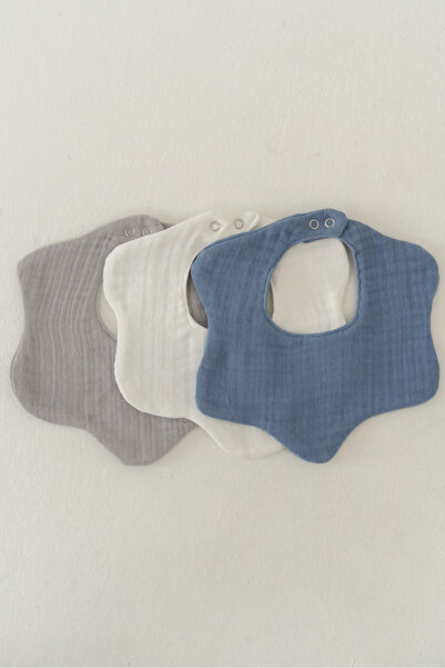 elibaby 3-Pack 100% Organic Cotton 8-Layer Multi Muslin Floral Baby Drool Bib...