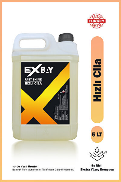 EXBAY Hızlı Cila | Oto - Araba Hızlı Cilası | Süper Hızlı Cila Seramik Özellikli 5 Lt