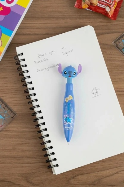 Miniso Disney Lilo&Stitch Lisanslı Kafa Figürlü Tükenmez Kalem 1.0mm - Stitch
