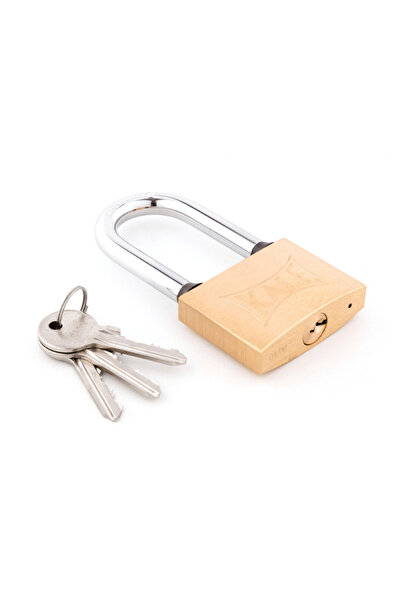 Kale Kilit Kale Çelik Uzun Kanca Asma Kilit - Sarı - 30mm