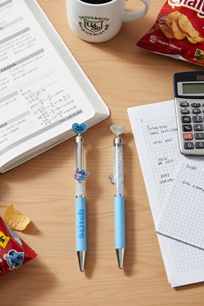 Disney Lilo&Stitch Lisanslı Kalp Figürlü Döndürülebilen Metal Kalem