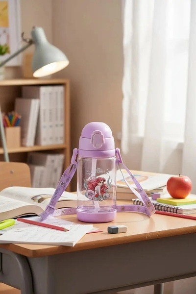 Disney Küçük Deniz Kızı Lisanslı Plastik Matara (520ml)