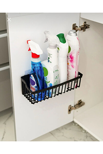 MİMOZA PARK 2 ADET Banyo Yapışkanlı Banyo Rafı, Banyo Düzenleyici, Duş Rafı Organizer Şampuanlık, Plastik