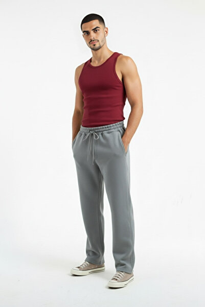 OXVİN Παντελόνι Puff Baggy 3 ΝΗΜΑΤΩΝ Puff Μαλακό (Φλις Μέσα - Πρωτότυπη Φόρμα)