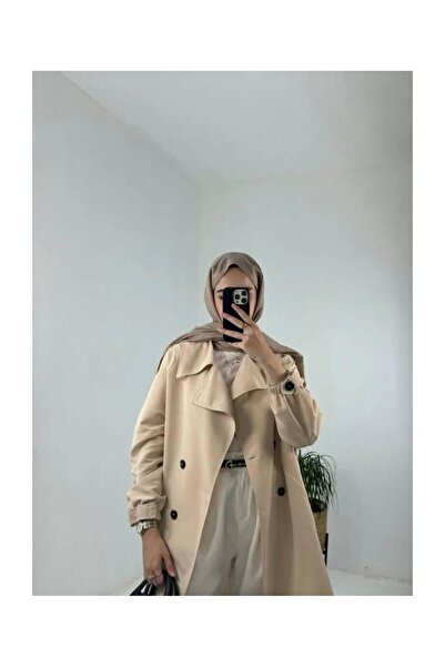 Kiremit Belted Trench Coat Standard Size