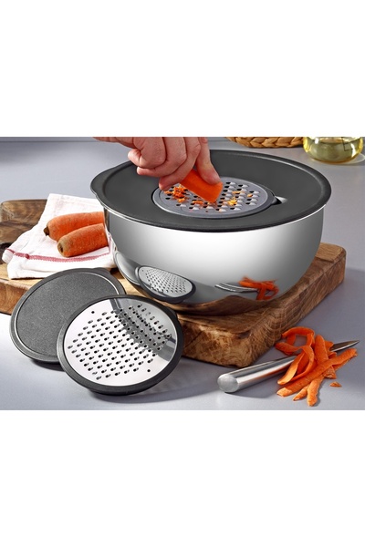 KAVEH Grater Mixing and Storage Container 24 cm 4 Liters