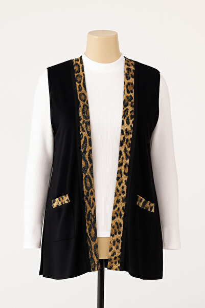 wear on Luxury Crystal Fabric Stone Embroidered Pocket Vest