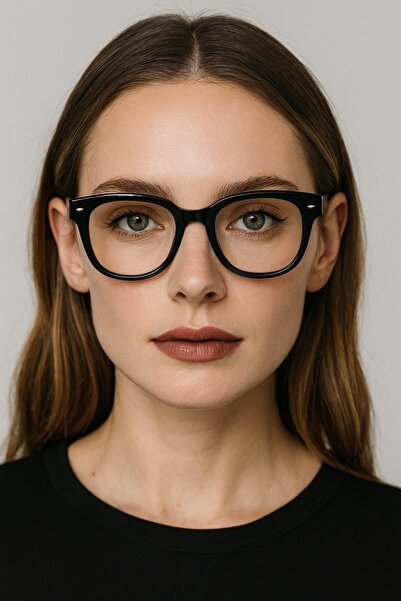 Eyesofia Mimosa Unisex Black Framed Blue Light Filtered Blue Block Glasses