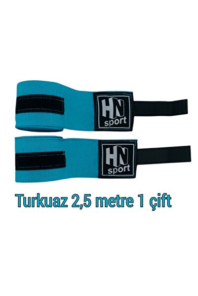 hn sport Boks Kick Boks Muay Thai Wushu Tüm Sporlar için Çocuk El Bandajı 2,5 m X 2 Adet Elastik Boks Bandajı