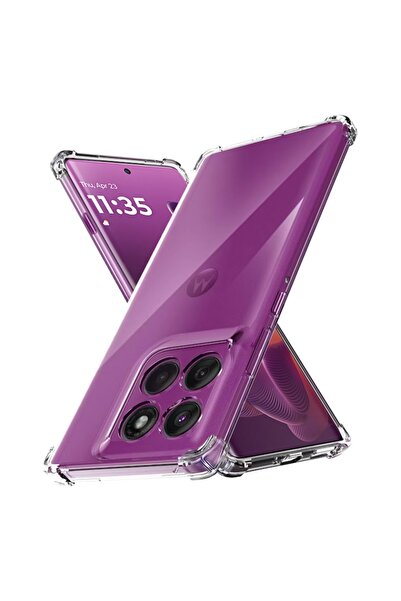 SKYDDAR INNOVATION Husă pentru Motorola Edge 60 Pro, silicon transparent rezi...