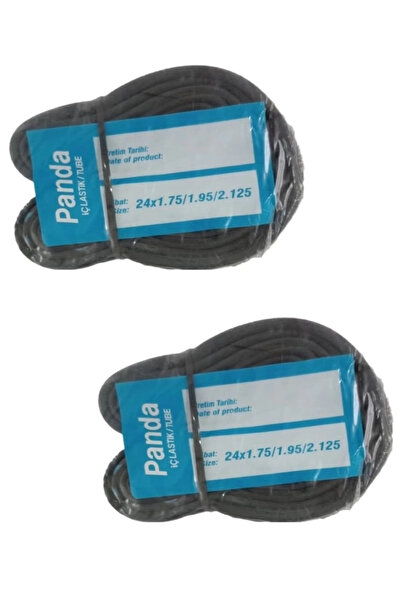 Panda 24 Jant 24x1.75 - 24x2.125 Bisiklet İç Lastiği AV 40 mm Motor Sibop X 2 Adet