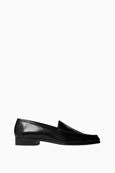 Jude Gomper Loafers, Black Leather, Closed Round Toe, Handcrafted, Made in Po...