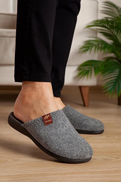 GEZER Вовняні поліестерові підошви Зручні зимові домашні капці Капці для гостей Міцні килимові капці