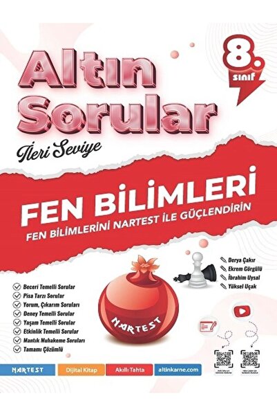 Nartest Yayınevi 8. Sınıf Altın Sorular Fen Bilimleri Soru Bankası / Ibrahim Uysal / 2026