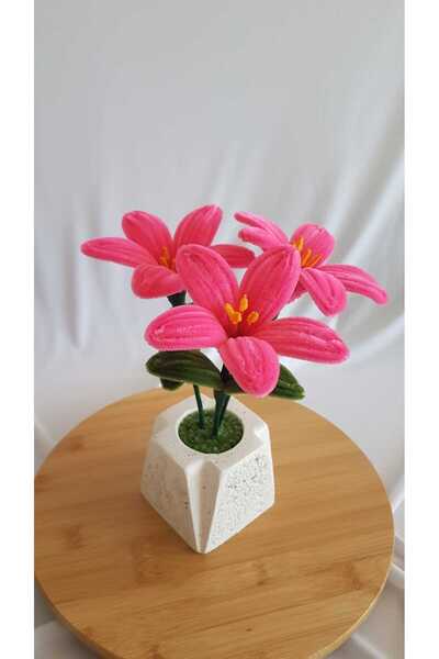 Badem Hediyecilik زهرة الزنبق أزرق بلون الكوبالت