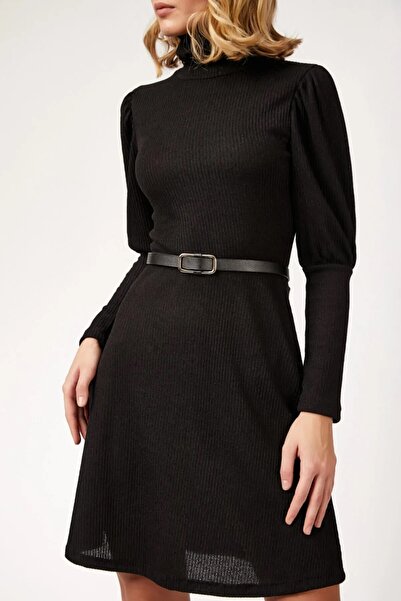 Versla Kadın Siyah Deliksiz Ayarlı Kemer