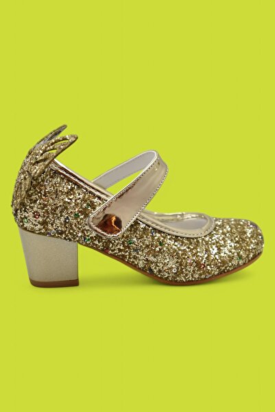 ayakkabiburada 359 Evening Dress Girl's Heeled Shoes Girl's Engagement Evening Dress Shoes