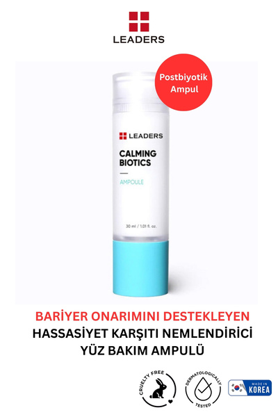 Leaders Cilt Bariyer Onarımını Destekleyen Yoğun Nemlendirici Yüz Bakım Ampulü 30ml