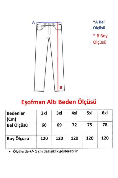 Genel Markalar Erkek Büyük Beden Jeans Pantolon