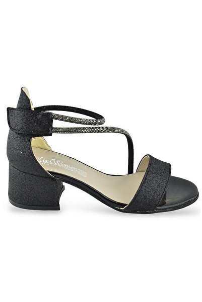 ayakkabiburada 259 Abiye Kız Çocuk Topuklu Ayakkabı Düğünlük Nişan Abiye Elbise Ayakkabısı