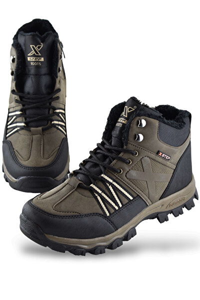 ISPARTALILAR K8 Повністю ортопедична підошва Зимові чоловічі черевики для активного відпочинку Неслизька підошва