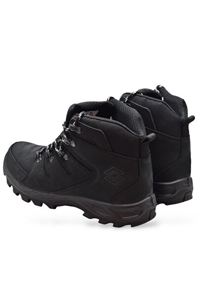 Scooter 5558 Orthopedic WATERPROOF Γνήσιο δέρμα Outdoor Ανδρικές Μαύρες Μπότες Παπούτσια