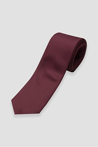 Abbate Tie 8 cm Microfiber Polyester Burgundy Men's Patterned Tie
