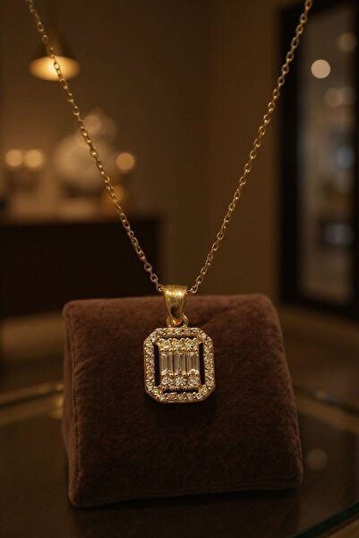 Çgk Çiğdem Gürel Kuyumculuk Altın Baget Kolye