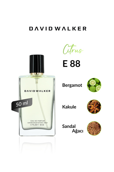 David Walker E88 Walles 50 ml Erkek Parfüm | Citrus
