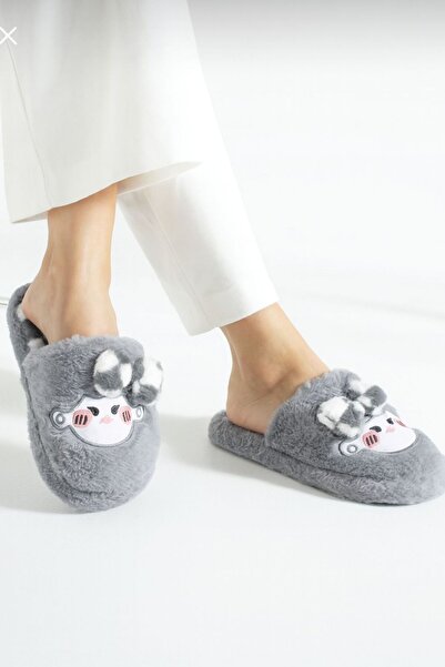 STOCON Παπιγιόν Λούτρινες Χειμερινές Γυναικείες Παντόφλες Παντόφλες Παντόφλες Παντόφλες Μπούκαλας STC1172