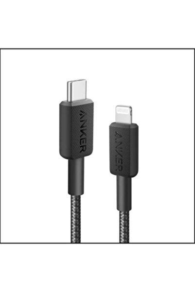 Anker كيبل انكر اسودايفون تايب سي لايتنينج قوي جدا 0.9M