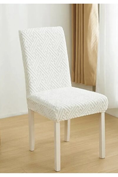 intil Sandalye Kılıfı sandalye Örtüsü anahtar desen sandalye kılıfı lastikli ...