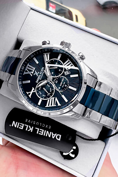 Daniel Klein Exclusive Men's Watch Steel Band Stylish Gift Wristwatch with Sp...