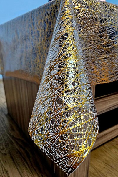 Rona Home Straw Pvc Non-Perforated Transparent Coating Tablecloth Waterproof Easy to Wipe Luxury Oilcloth