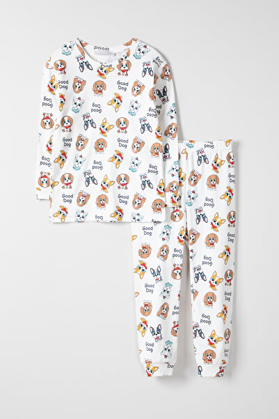 Krazber Dječji set pidžama sa printom, dugi rukavi