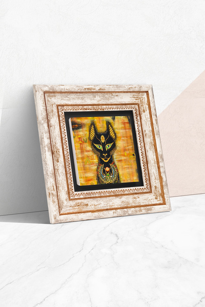 Pinecone Drevni Egipat Umešana umetnost od kamenih zidova - Dekorativna moder...