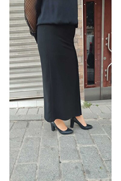 Butik Fusta de mamă Portorico cu căptușeală cu pliuri, cu detaliu de piatră, hijab, mărime mare