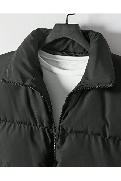 Last fashion Ανδρικό Μαύρο Παλτό Αδιάβροχο & Αντιανεμικό