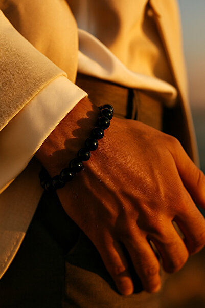 Padore Accessory هالة شخصية وسوار من حجر السج الطبيعي لرفع طاقتك > معتمد