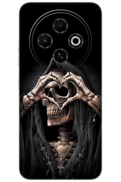 TECNO Spark 30C (KL5/KL5n) Uyumlu Kılıf Desen Baskılı Silikon İskelet STK:652 CP-MWncebZ